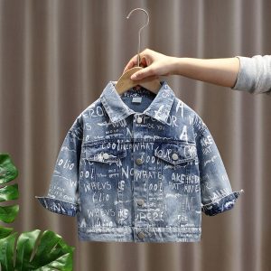 Baby Boys Denim Jacket For Girls Fashion Coats